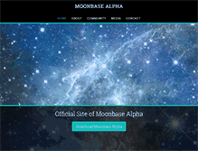 Tablet Screenshot of moonbasealphagame.com